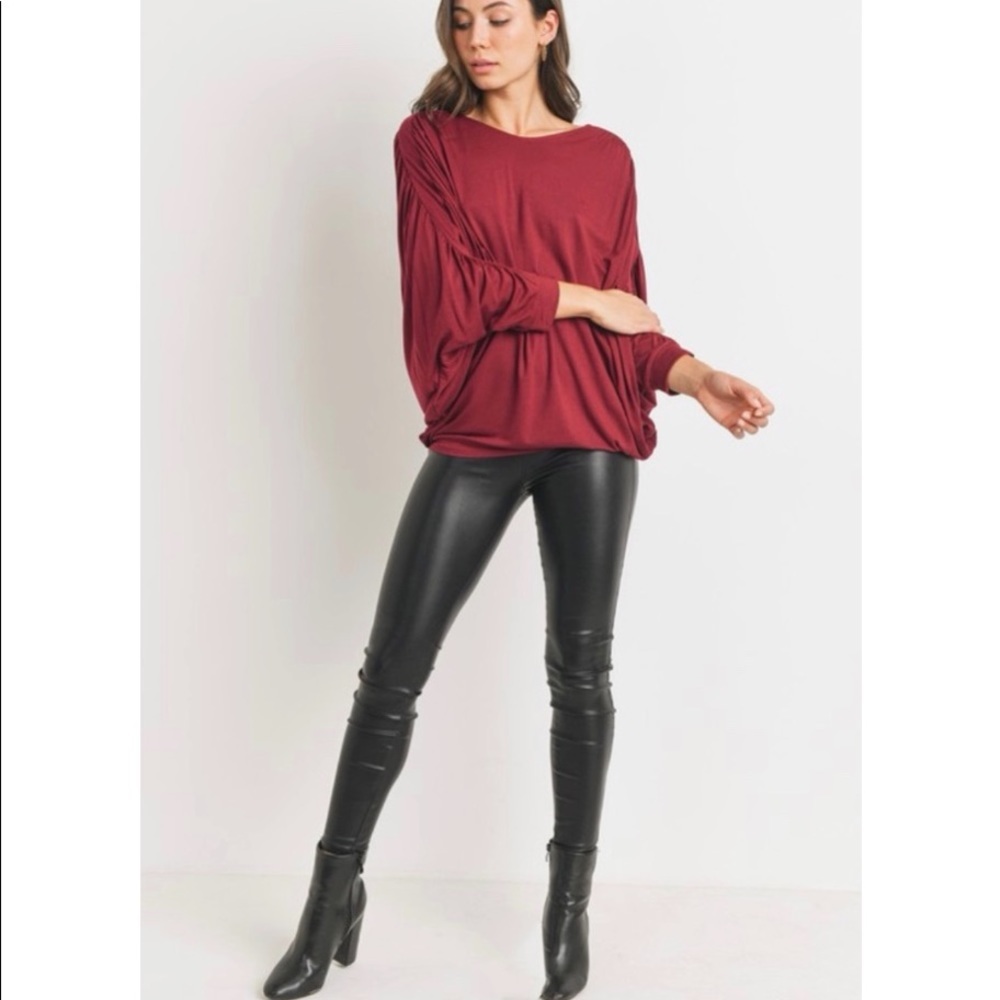 NEW! Shirred Sleeve Top! - Picture 2 of 7